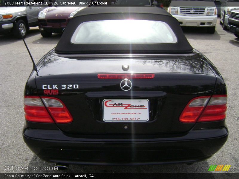 Black / Charcoal 2003 Mercedes-Benz CLK 320 Cabriolet