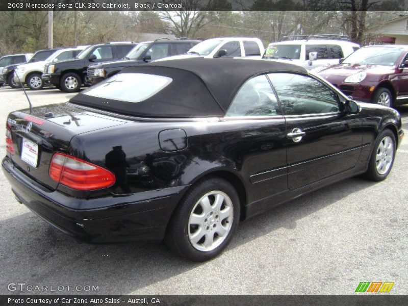 Black / Charcoal 2003 Mercedes-Benz CLK 320 Cabriolet