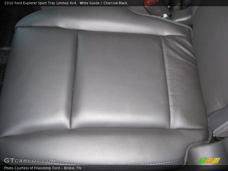 White Suede / Charcoal Black 2010 Ford Explorer Sport Trac Limited 4x4