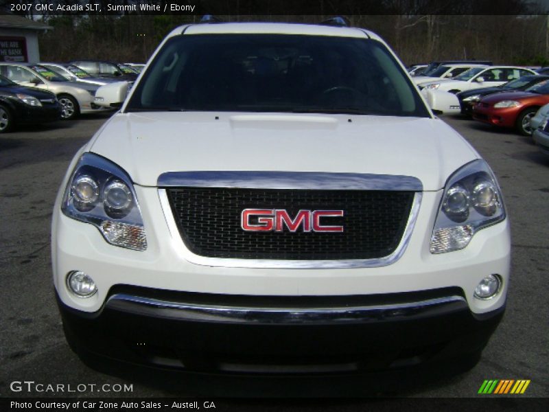 Summit White / Ebony 2007 GMC Acadia SLT