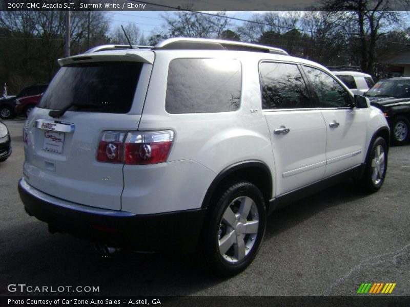 Summit White / Ebony 2007 GMC Acadia SLT