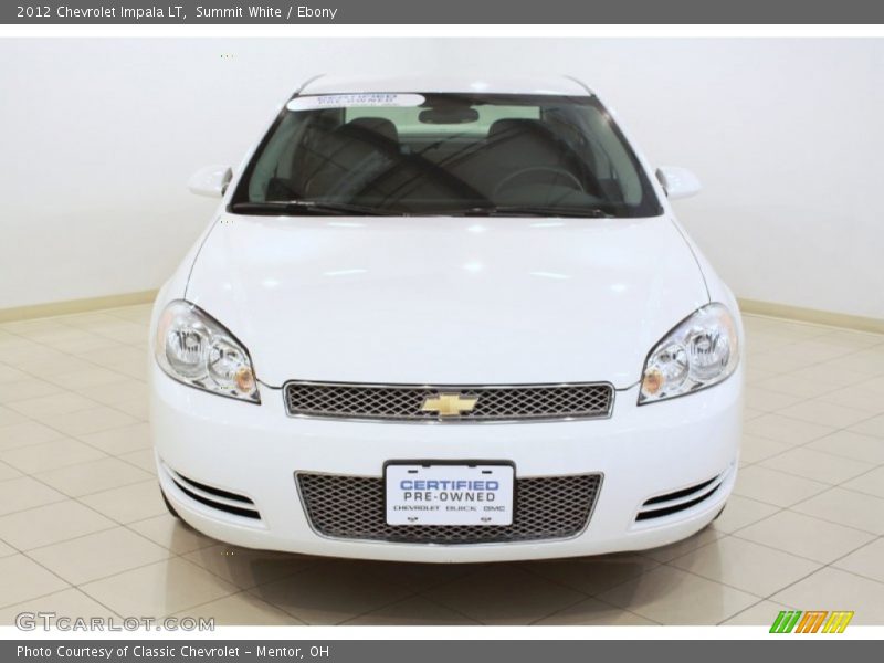 Summit White / Ebony 2012 Chevrolet Impala LT