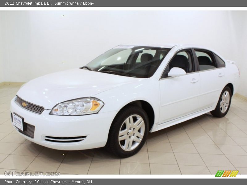 Summit White / Ebony 2012 Chevrolet Impala LT