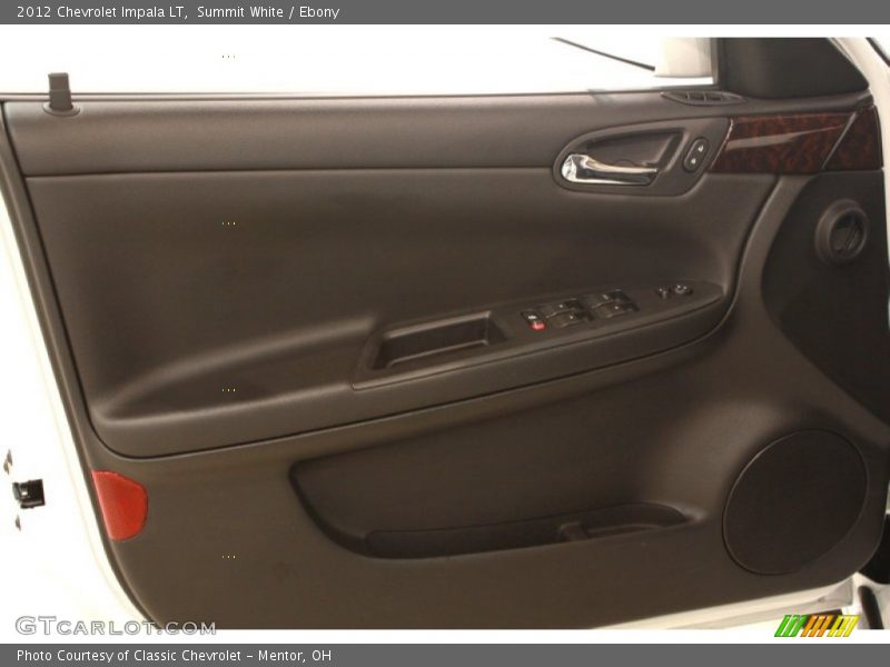 Summit White / Ebony 2012 Chevrolet Impala LT