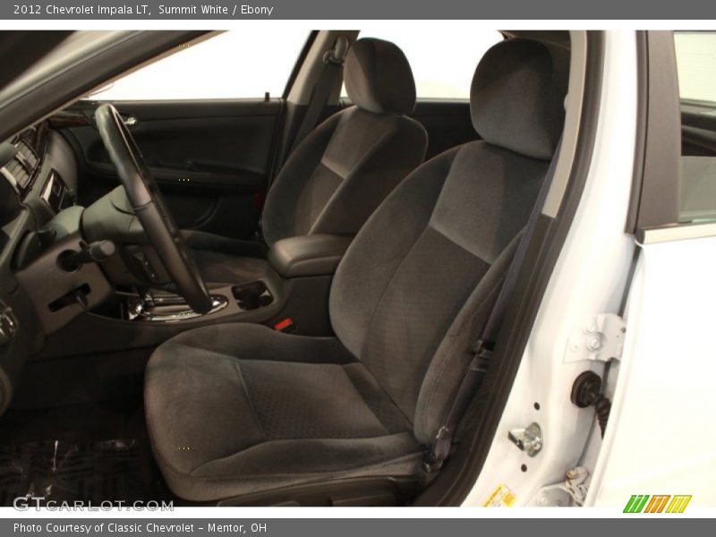 Summit White / Ebony 2012 Chevrolet Impala LT