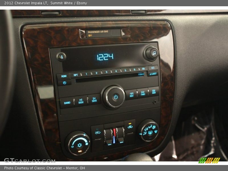 Summit White / Ebony 2012 Chevrolet Impala LT