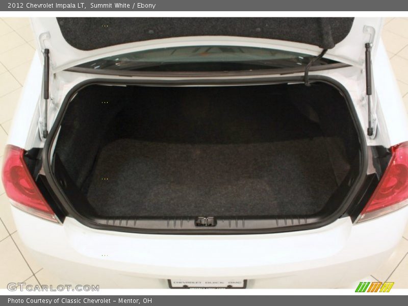 Summit White / Ebony 2012 Chevrolet Impala LT