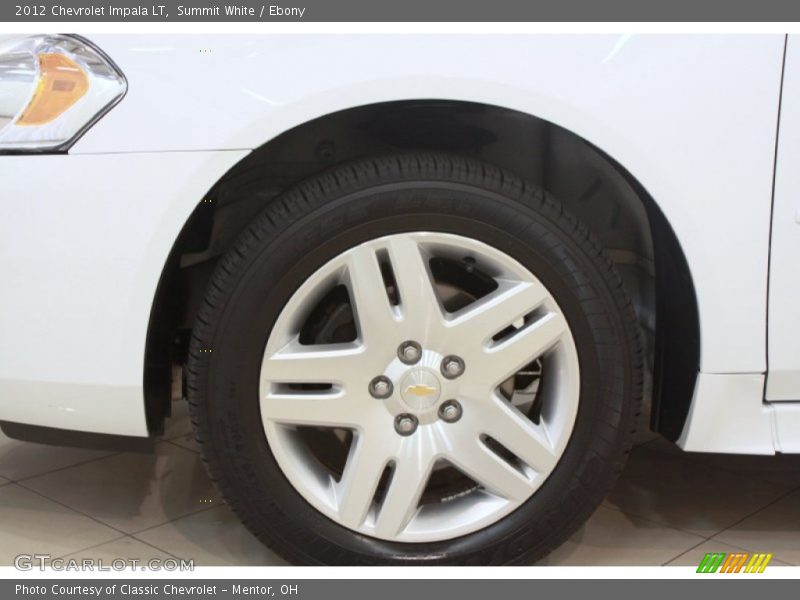 Summit White / Ebony 2012 Chevrolet Impala LT