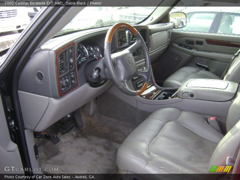 Sable Black / Pewter 2002 Cadillac Escalade EXT AWD