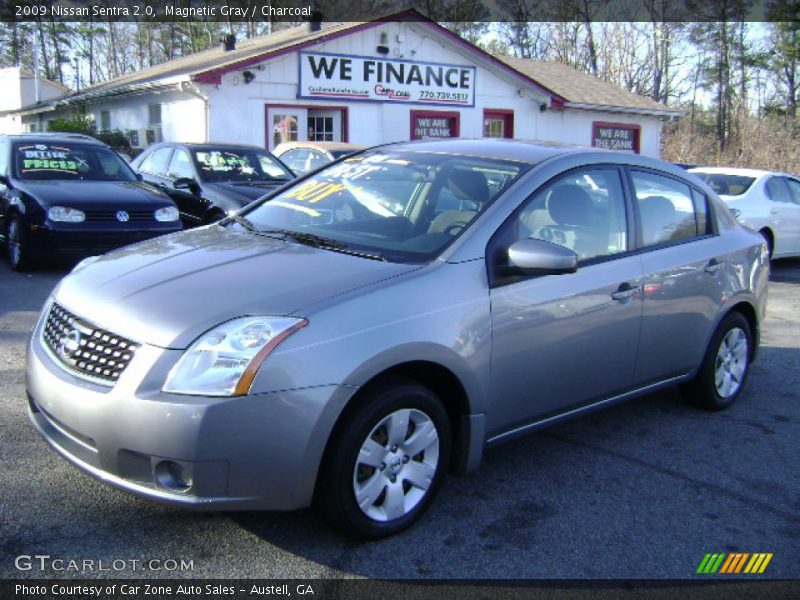 Magnetic Gray / Charcoal 2009 Nissan Sentra 2.0