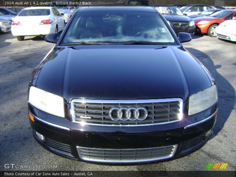Brilliant Black / Black 2004 Audi A8 L 4.2 quattro