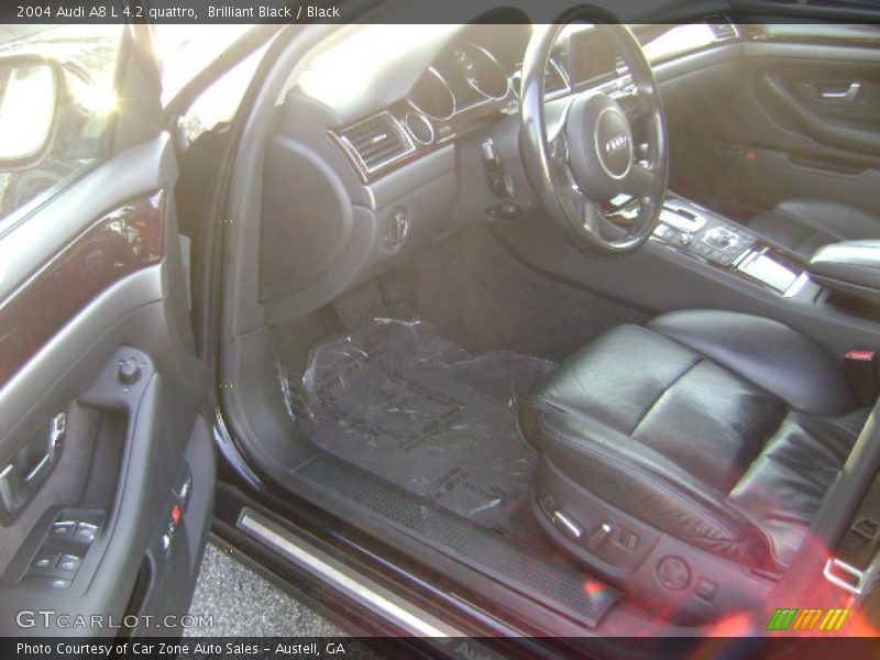 Brilliant Black / Black 2004 Audi A8 L 4.2 quattro