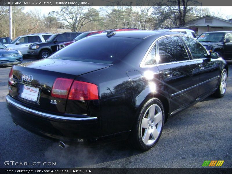 Brilliant Black / Black 2004 Audi A8 L 4.2 quattro