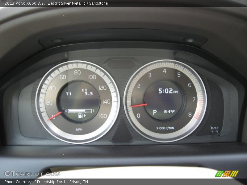 Electric Silver Metallic / Sandstone 2013 Volvo XC60 3.2
