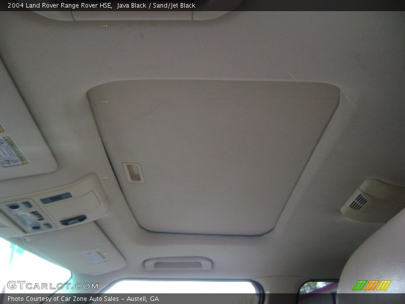 Java Black / Sand/Jet Black 2004 Land Rover Range Rover HSE