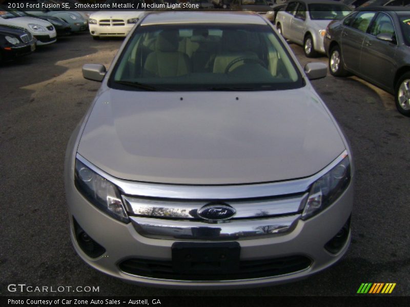 Smokestone Metallic / Medium Light Stone 2010 Ford Fusion SE