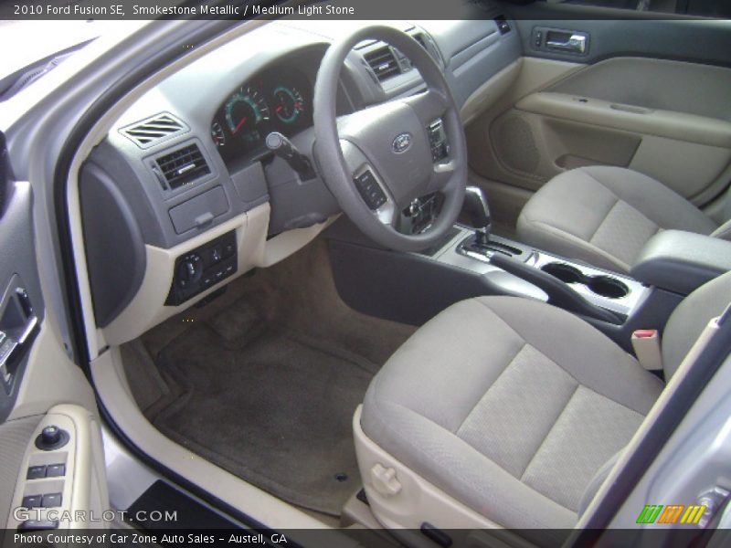 Smokestone Metallic / Medium Light Stone 2010 Ford Fusion SE