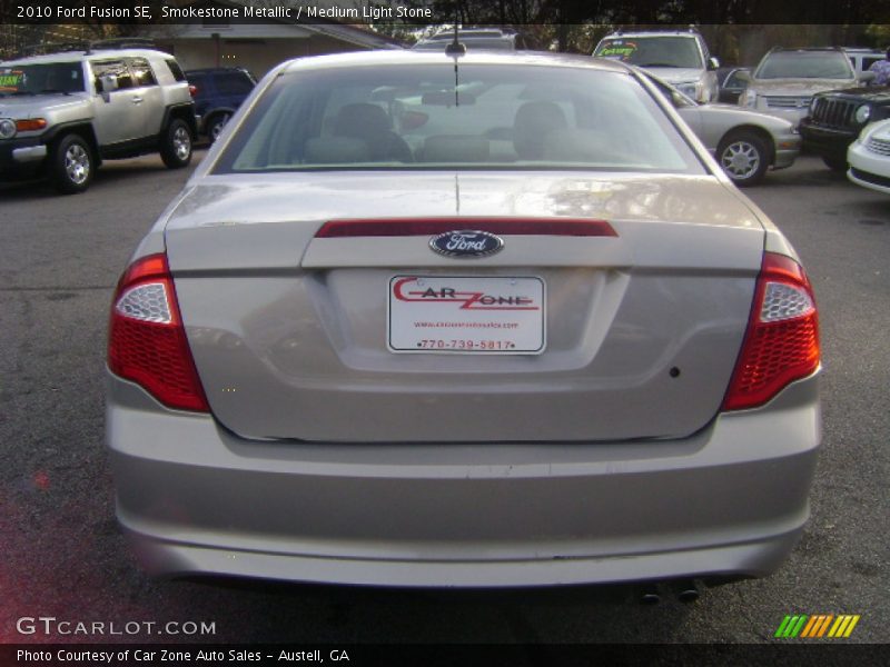 Smokestone Metallic / Medium Light Stone 2010 Ford Fusion SE