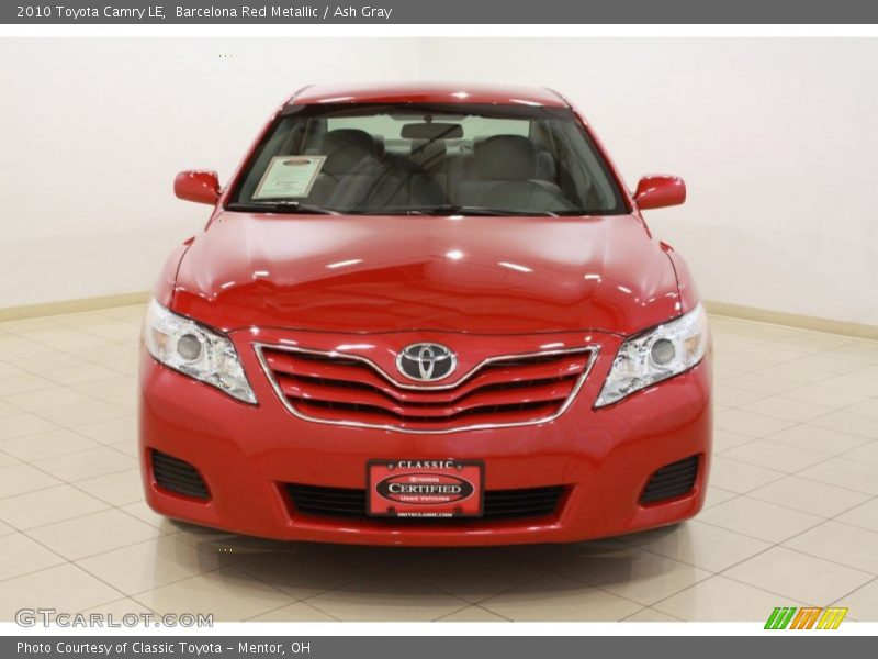 Barcelona Red Metallic / Ash Gray 2010 Toyota Camry LE