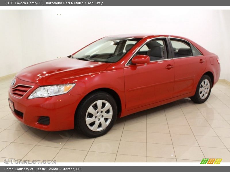 Barcelona Red Metallic / Ash Gray 2010 Toyota Camry LE