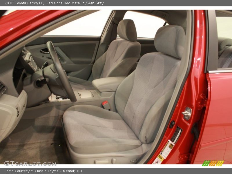 Barcelona Red Metallic / Ash Gray 2010 Toyota Camry LE