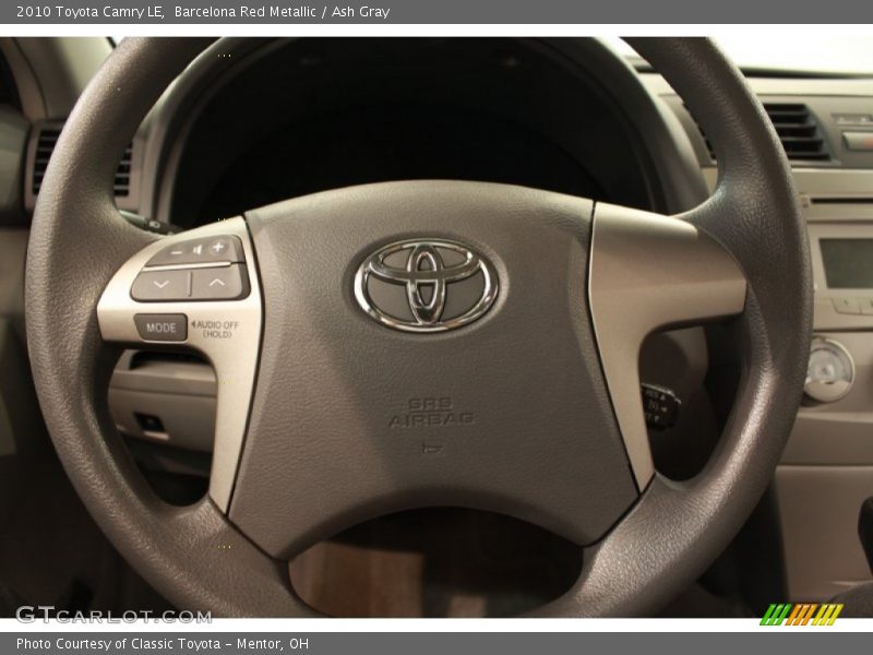 Barcelona Red Metallic / Ash Gray 2010 Toyota Camry LE