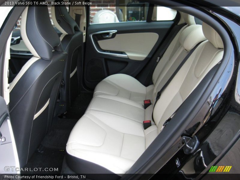 Rear Seat of 2013 S60 T6 AWD