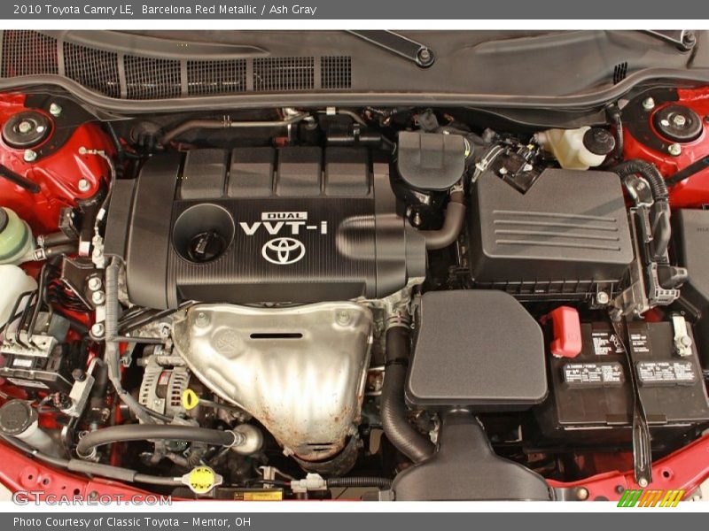 Barcelona Red Metallic / Ash Gray 2010 Toyota Camry LE