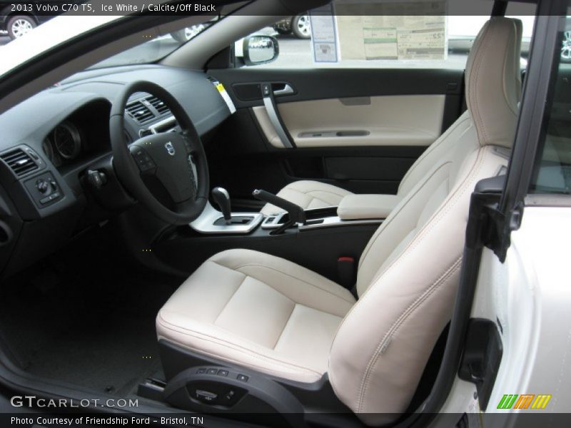  2013 C70 T5 Calcite/Off Black Interior