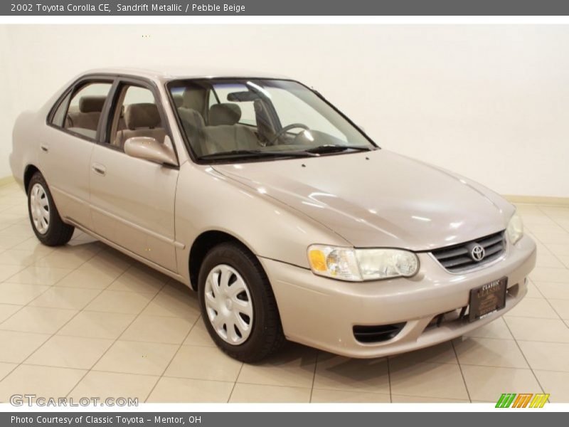 Sandrift Metallic / Pebble Beige 2002 Toyota Corolla CE