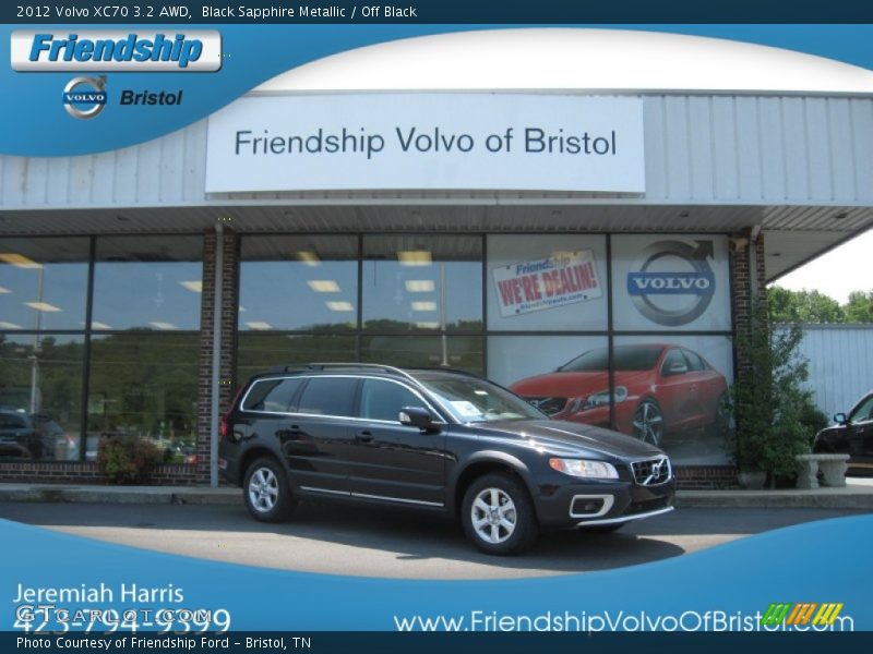 Black Sapphire Metallic / Off Black 2012 Volvo XC70 3.2 AWD