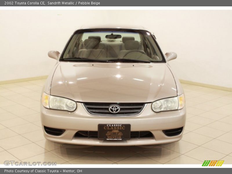 Sandrift Metallic / Pebble Beige 2002 Toyota Corolla CE