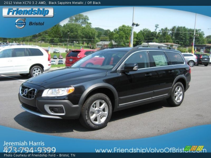 Black Sapphire Metallic / Off Black 2012 Volvo XC70 3.2 AWD