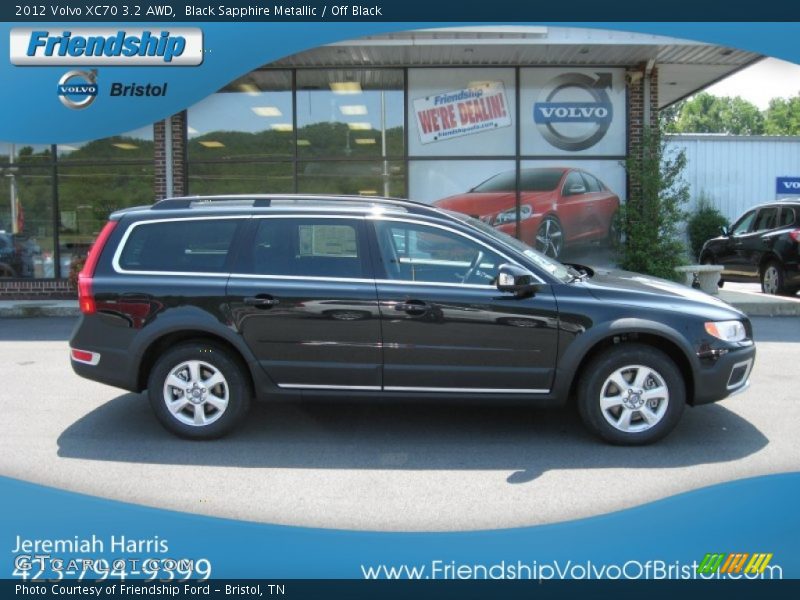 Black Sapphire Metallic / Off Black 2012 Volvo XC70 3.2 AWD