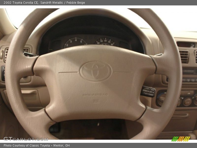 Sandrift Metallic / Pebble Beige 2002 Toyota Corolla CE