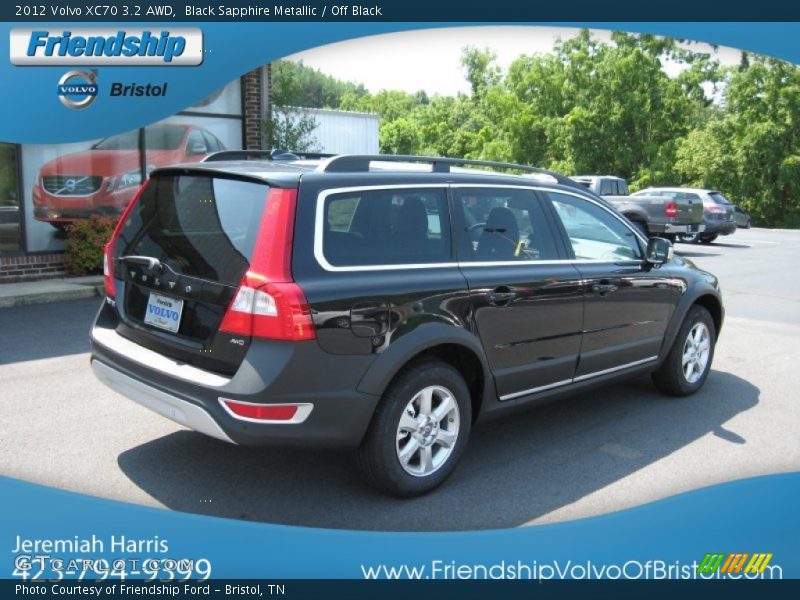 Black Sapphire Metallic / Off Black 2012 Volvo XC70 3.2 AWD