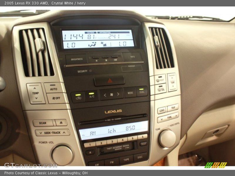 Crystal White / Ivory 2005 Lexus RX 330 AWD