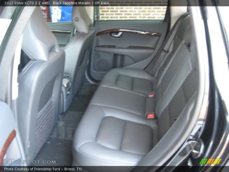 Rear Seat of 2012 XC70 3.2 AWD