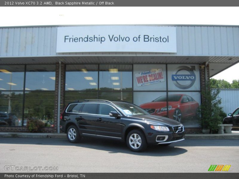 Black Sapphire Metallic / Off Black 2012 Volvo XC70 3.2 AWD