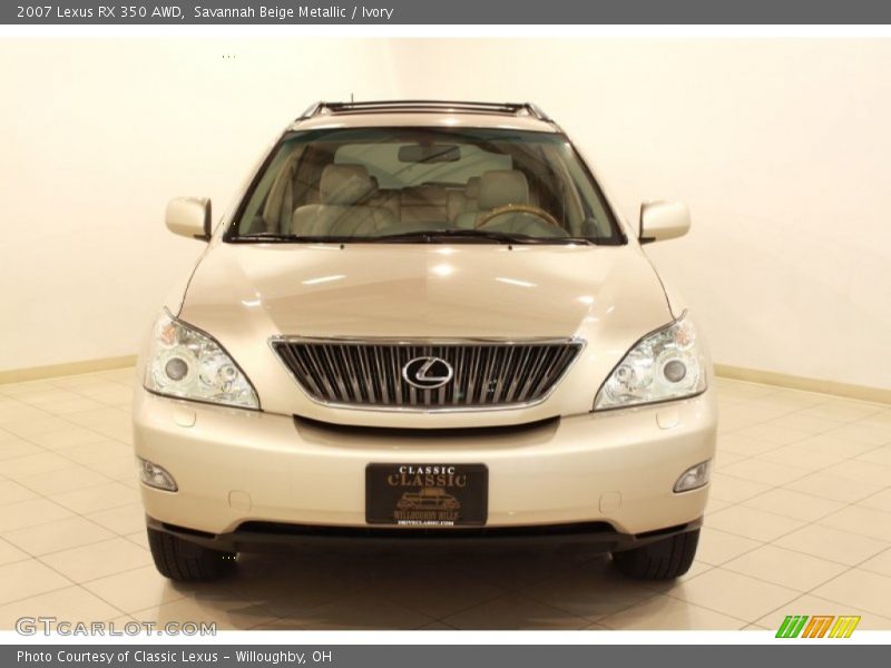 Savannah Beige Metallic / Ivory 2007 Lexus RX 350 AWD