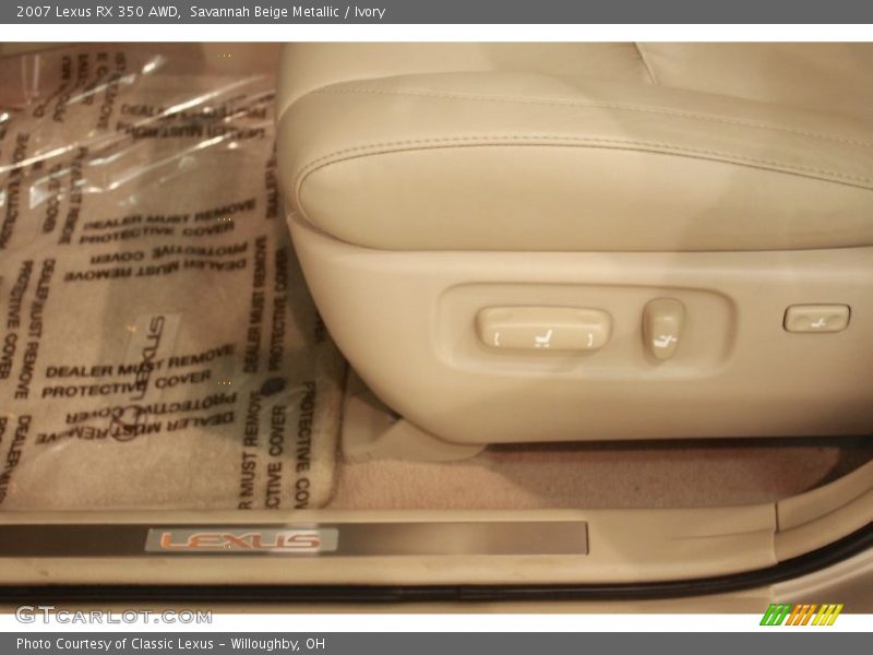 Savannah Beige Metallic / Ivory 2007 Lexus RX 350 AWD