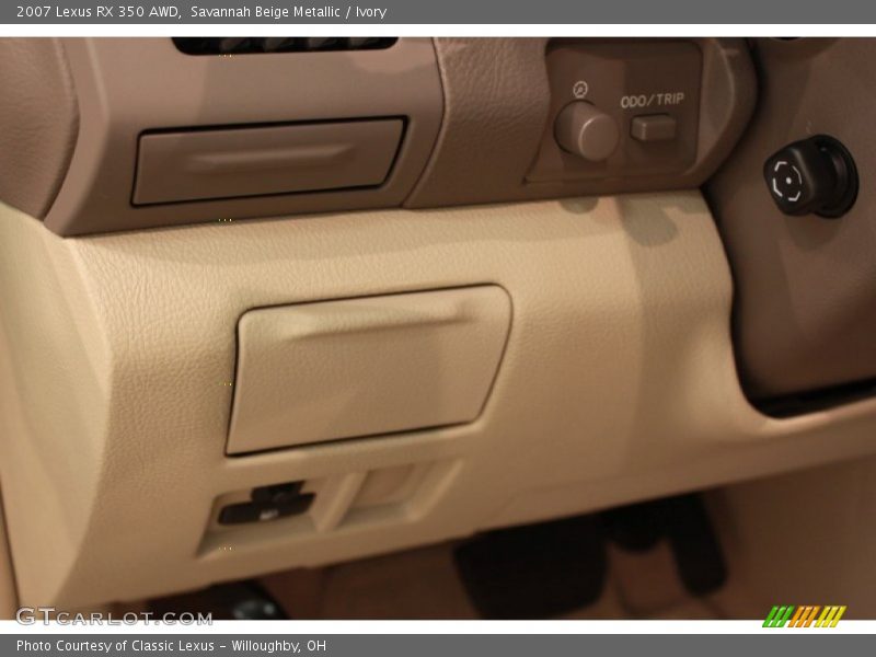 Savannah Beige Metallic / Ivory 2007 Lexus RX 350 AWD
