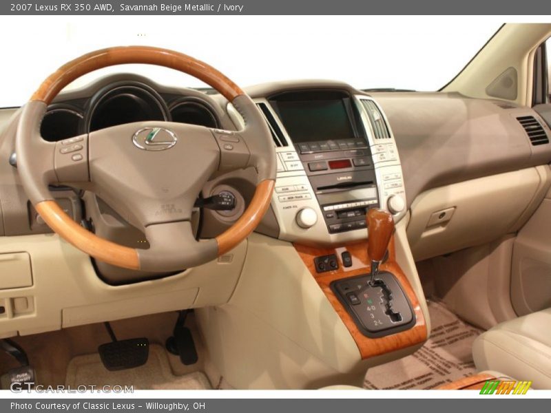 Savannah Beige Metallic / Ivory 2007 Lexus RX 350 AWD