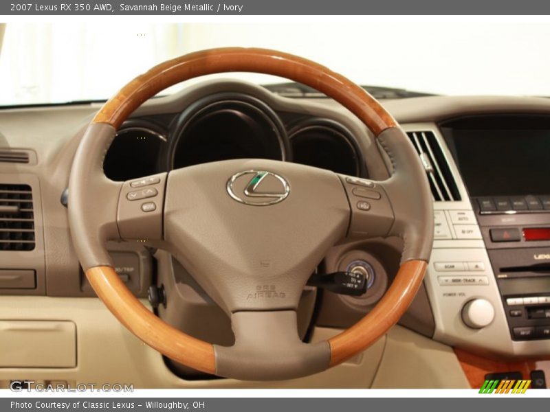 Savannah Beige Metallic / Ivory 2007 Lexus RX 350 AWD