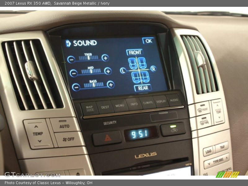 Savannah Beige Metallic / Ivory 2007 Lexus RX 350 AWD