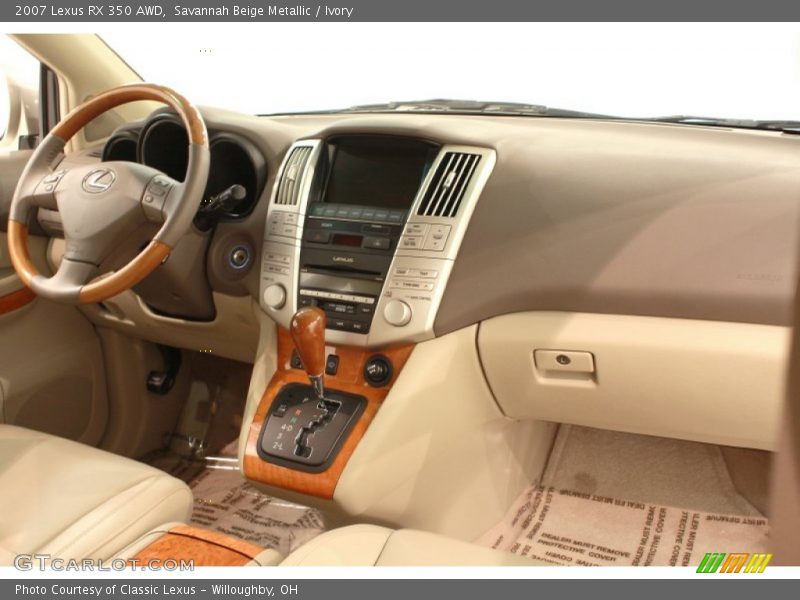 Savannah Beige Metallic / Ivory 2007 Lexus RX 350 AWD