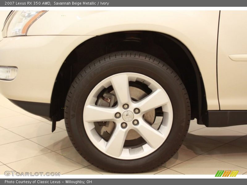 Savannah Beige Metallic / Ivory 2007 Lexus RX 350 AWD