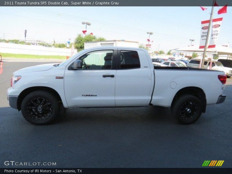 Super White / Graphite Gray 2011 Toyota Tundra SR5 Double Cab