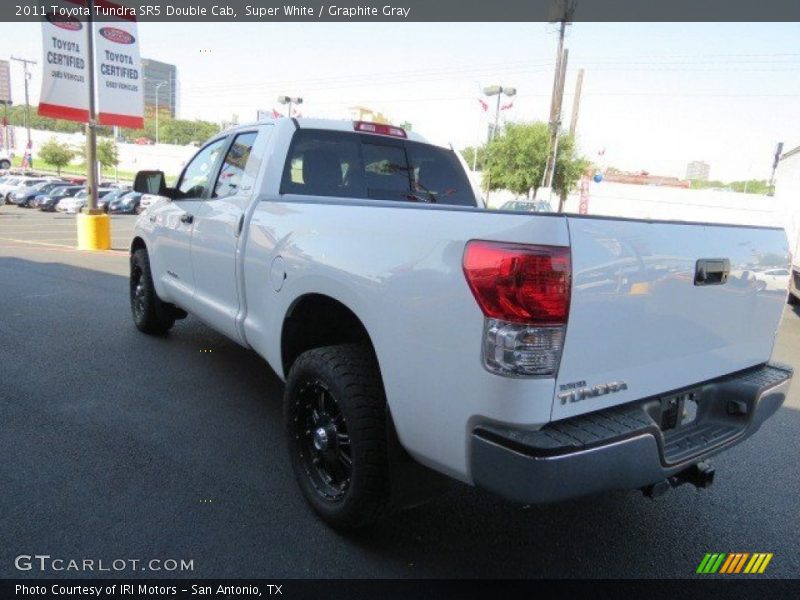 Super White / Graphite Gray 2011 Toyota Tundra SR5 Double Cab