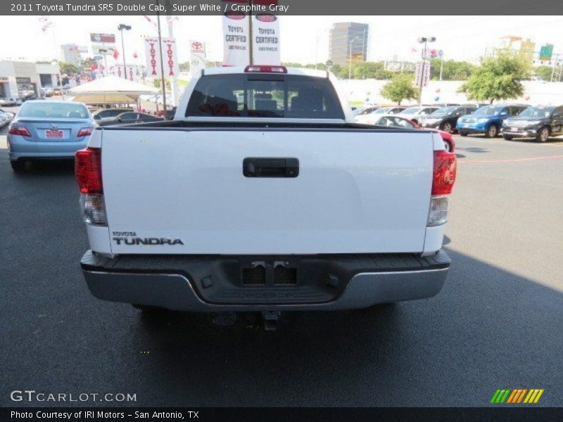 Super White / Graphite Gray 2011 Toyota Tundra SR5 Double Cab